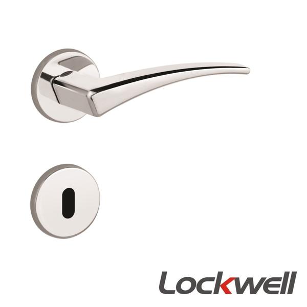 Imagem de Fechadura Lockwell Flexa 40mm Interna Roseta Cromada