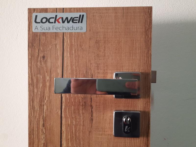 Imagem de Fechadura Lockwell Set 40mm Externa Cromada