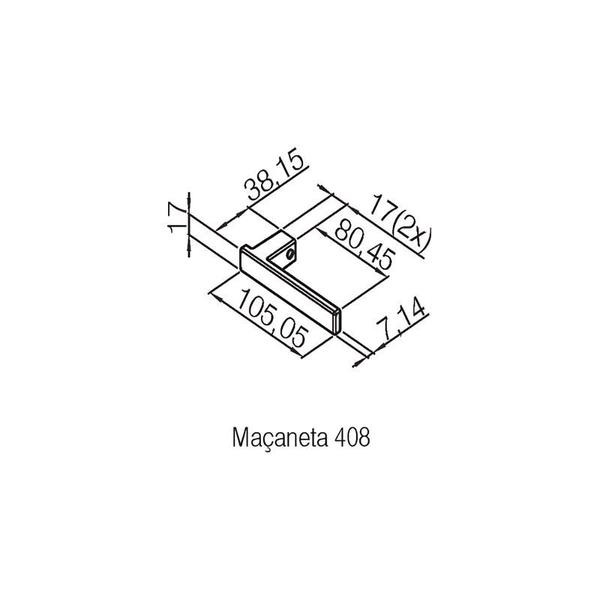 Fechadura Pado Externa 40MM Concept RQ1 408-40CE EP Imagem de Fechadura Pado Externa 40MM Concept RQ1 408-40CE EP