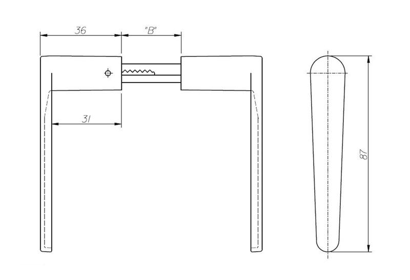 Imagem de Fechadura Papaiz Mz260 Externa 40mm Espelho Cromado