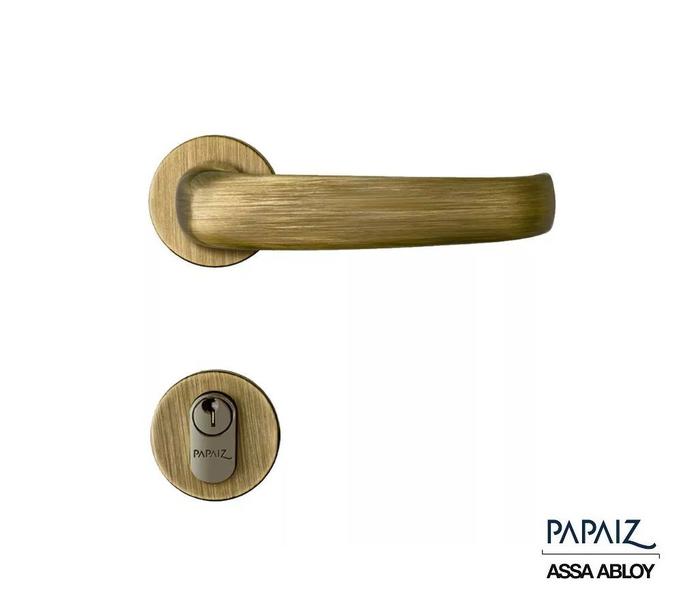 Imagem de Fechadura Papaiz Mz271 Externa 40mm Roseta Oxidada