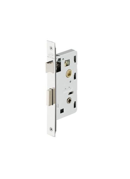 Fechadura porta banheiro tera imab wc acetinada escovada 40mm Imagem de Fechadura porta banheiro tera imab wc acetinada escovada 40mm