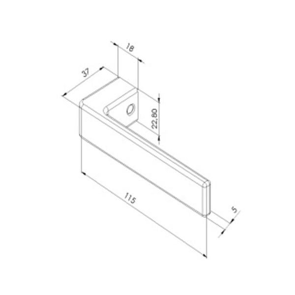 Fechadura porta externa sala quarto modena pado preta 55mm quadrada ept Imagem de Fechadura porta externa sala quarto modena pado preta 55mm quadrada ept