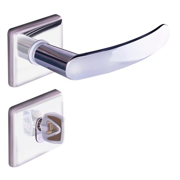 Imagem de Fechadura Quadratta Premium Banheiro 2800/81 Roseta 40mm Aliança