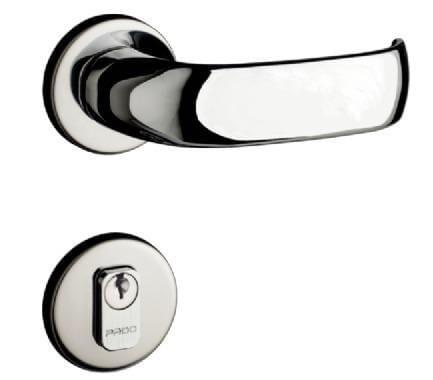 Fechadura Roseta Interna 55mm Contemporânea Cromado 500-90 Pado Imagem de Fechadura Roseta Interna 55mm Contemporânea Cromado 500-90 Pado