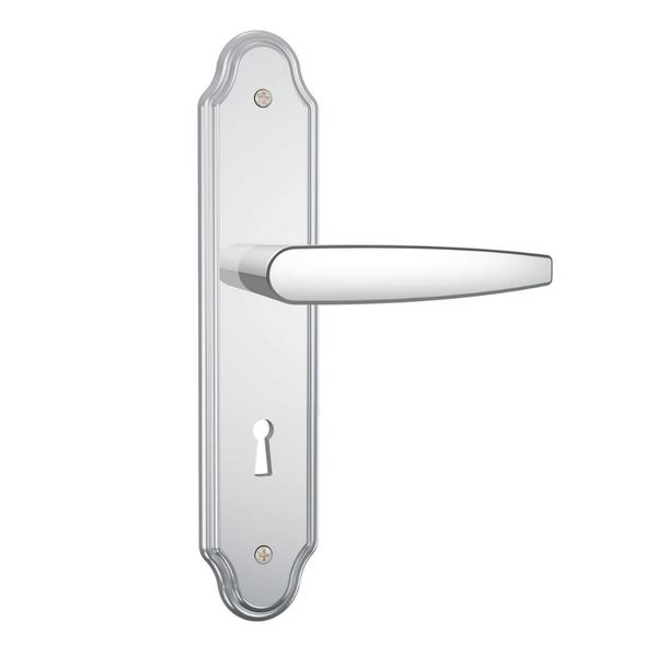 Imagem de Fechadura Stam Porta Casa Interna 813/21 Inox Espelho 40mm