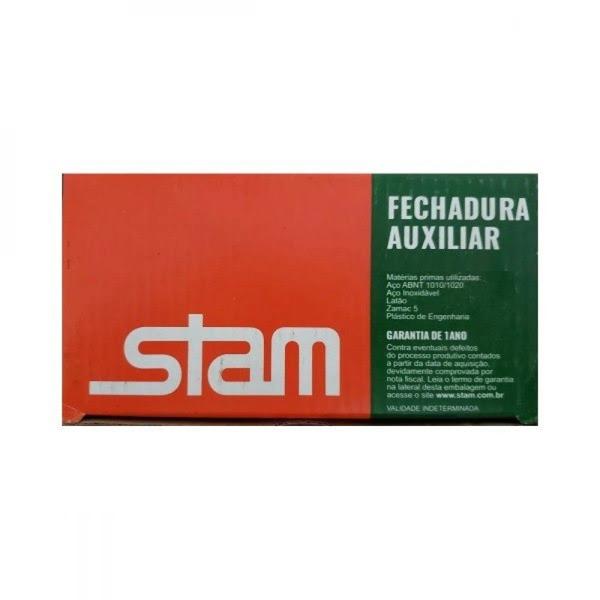 Imagem de Fechadura Trava Auxiliar Stam 1001 Tetra oxidado 4 chaves