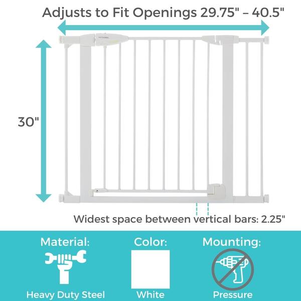 Imagem de Fechamento automático do Baby Gate Toddleroo da North States Bright Choice