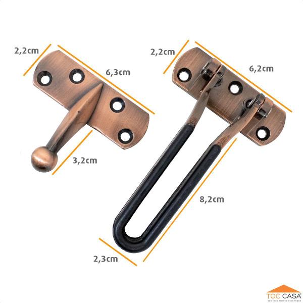 Fecho De Segurança Trifor Para Porta Em Aço Inox Cobre - Roddex Imagem de Fecho De Segurança Trifor Para Porta Em Aço Inox Cobre