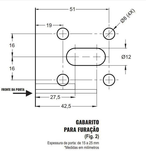 Imagem de Fecho Livre Ocupado Para Porta De Banheiro Público Cinza