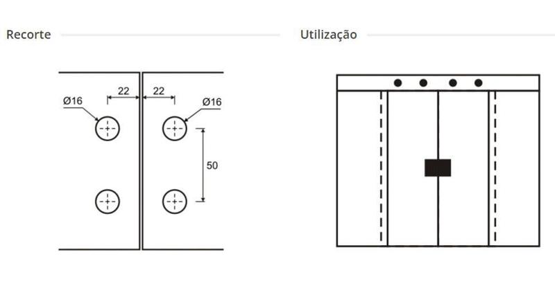 Imagem de Fecho/Puxador Central Janela De Vidro Vv Vidro/Vidro