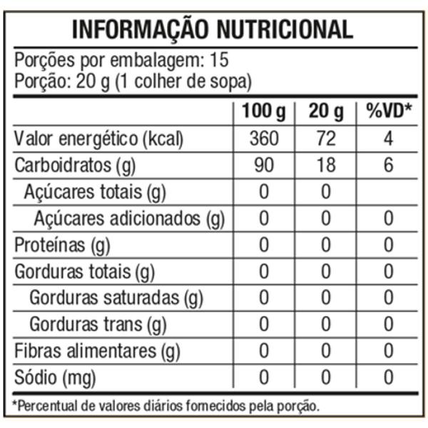 Imagem de Fécula De Mandioca Sem Glúten 300G Vitao