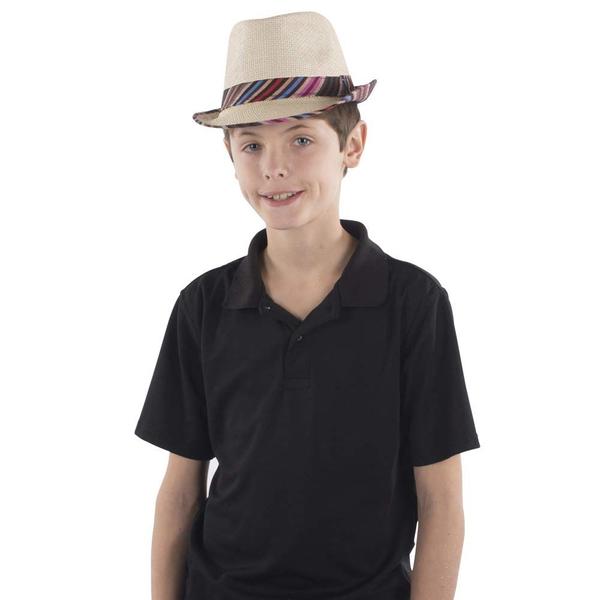 Fedora Dress Up America para crianças e adultos - Halloween Tan Imagem de Fedora Dress Up America para crianças e adultos - Halloween Tan