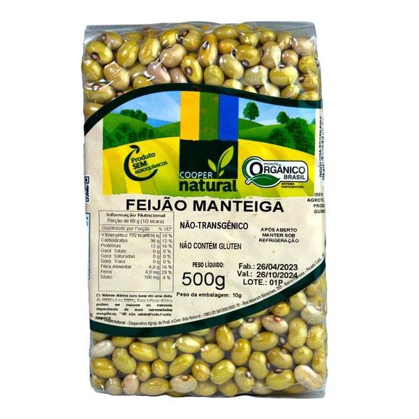 Imagem de Feijão Manteiga Orgânico Coopernatural 500G