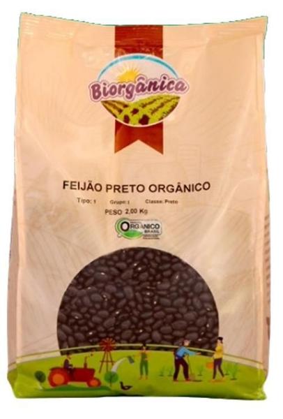 Feijão Preto Orgânico Biorgânica 2Kg - Biorganica Imagem de Feijão Preto Orgânico Biorgânica 2Kg