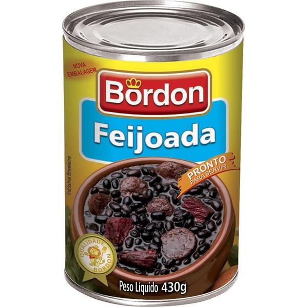 Imagem de Feijoada em lata bordon - embalagem com 24 unidades de 430g