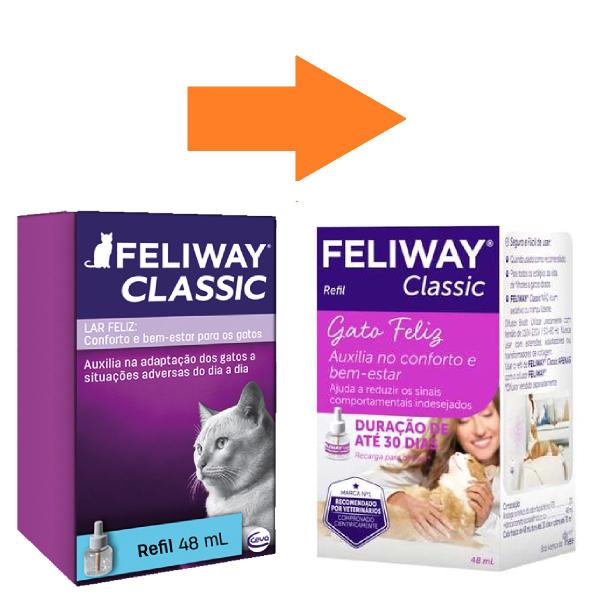 Imagem de Feliway Classic Ceva Adaptação de Gatos Refil 48ml