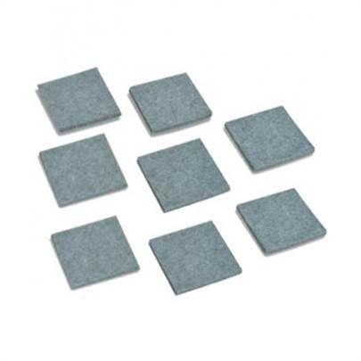 Imagem de Feltro Cinza Aa Quadrada 30X30X3 mm - 8 peças - Engedom