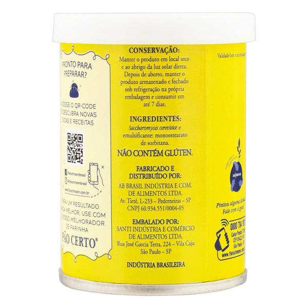 Fermento biológico Fleischmann Seco 100g Imagem de Fermento biológico Fleischmann Seco 100g