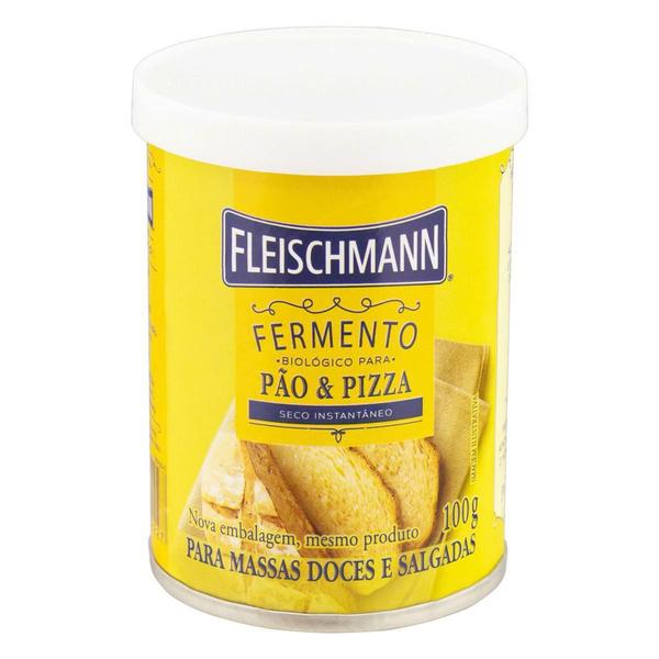 Fermento biológico Fleischmann Seco 100g Imagem de Fermento biológico Fleischmann Seco 100g