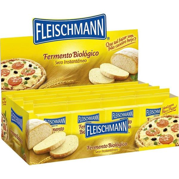 Fermento Biológico Seco Instantâneo 125g - 16 unidades - Fleischmann Imagem de Fermento Biológico Seco Instantâneo 125g - 16 unidades - Fleischmann
