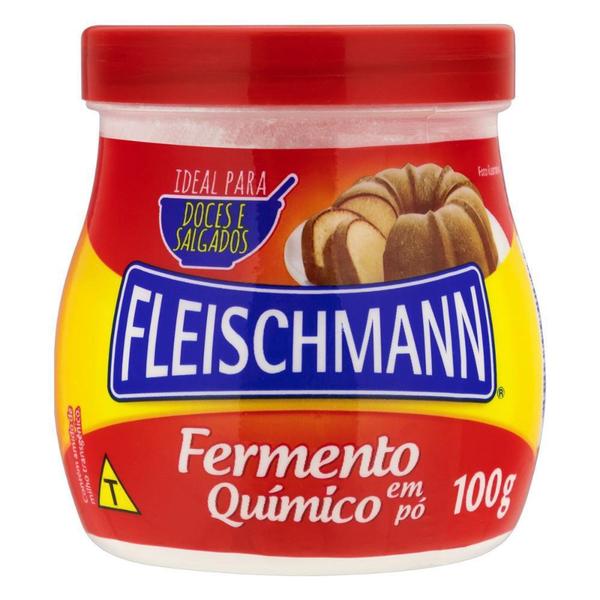 Fermento químico em Pó Fleischmann 100g Imagem de Fermento químico em Pó Fleischmann 100g