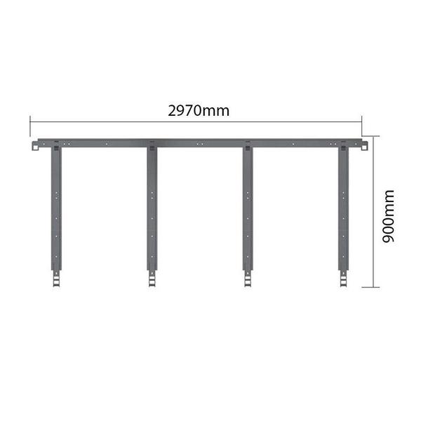 Imagem de Ferragem Tampa Lateral Inferior Librelato 900x2970mm