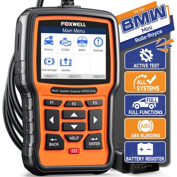 Imagem de Ferramenta de digitalização FOXWELL NT510 Elite para BMW Full Diagnostic OBD2