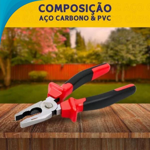 Ferramenta de Eletricista 8 Polegadas, Grande e Durável - BlackWatch Imagem de Ferramenta de Eletricista 8 Polegadas, Grande e Durável