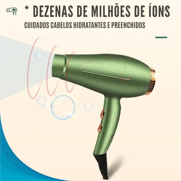 Ferramenta de Secagem Preto Íon Titanio Potência Alta Oficial - ATENA Imagem de Ferramenta de Secagem Preto Íon Titanio Potência Alta Oficial