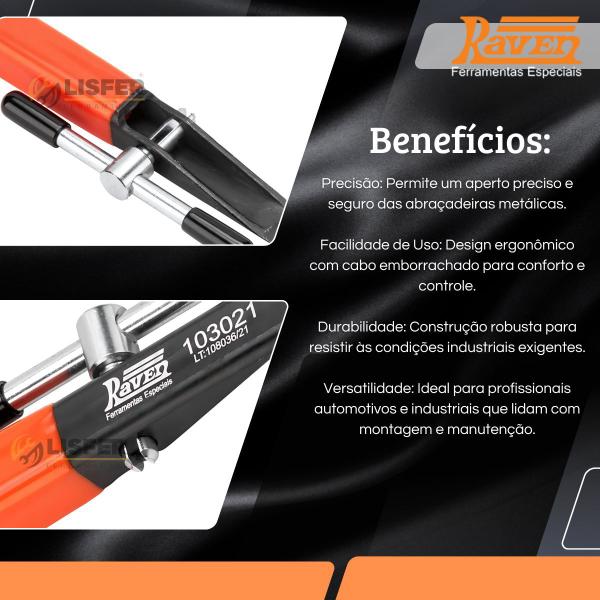 Ferramenta Para Abraçadeira Coifa Homocinética - Raven 103021