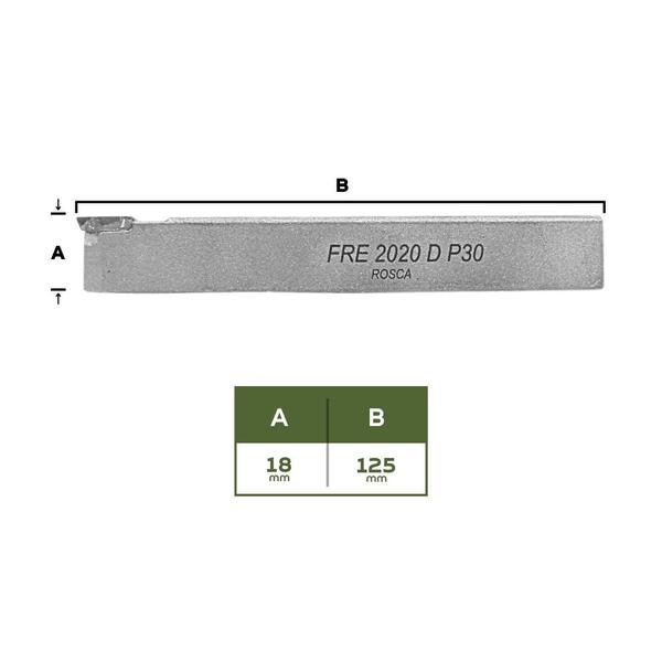 Imagem de Ferramenta Soldada Externa FRE 2020 D P30