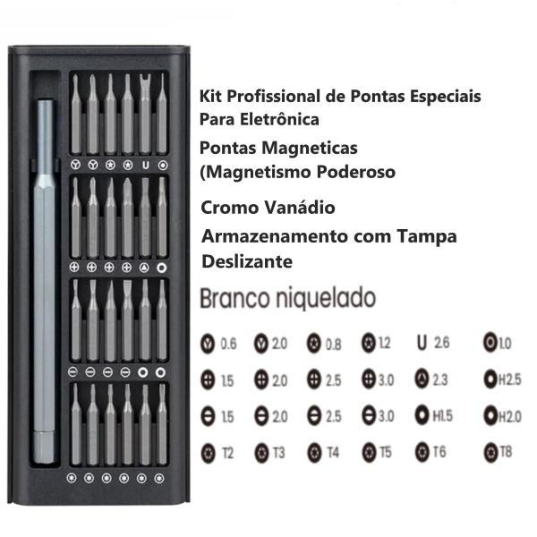 Imagem de Ferramentas Reparo Conserto Celular Notebook Tablet Kit 21 Ferramentas Espátulas Chaves