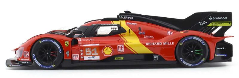 Imagem de Ferrari 499P LMH 2023 Richard Mille  51 Burago 1/18