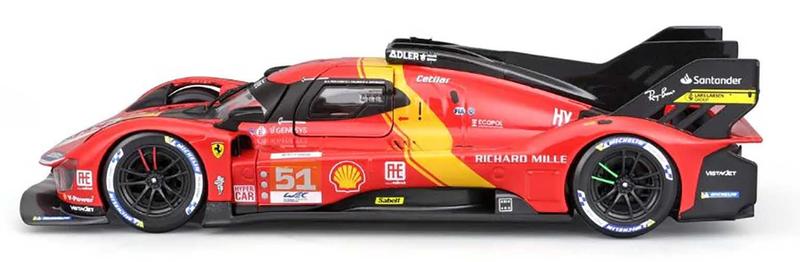 Imagem de Ferrari 499P LMH 2023 Richard Mille  51 Burago 1/24