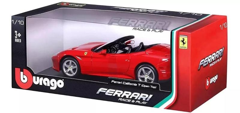 Imagem de Ferrari California T Conversível Vermelha Burago 1/18