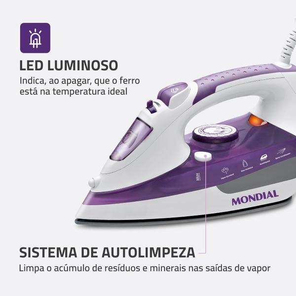 Imagem de Ferro a Vapor Mondial Ceramic Express F-40