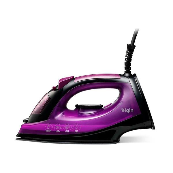 Imagem de Ferro de Passar a Vapor Elgin Iron Light, 1200W, 127V, Roxo - 42FVA1001000