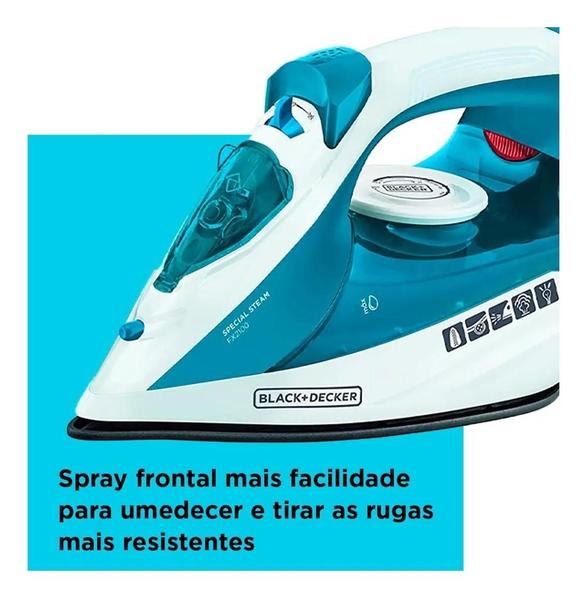 Imagem de Ferro De Passar A Vapor Fx2100 Black Decker 1200w