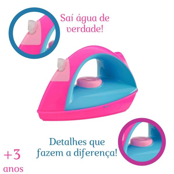 Imagem de Ferro De Passar Infantil Home Love Borrifa Água 25cm - Usual