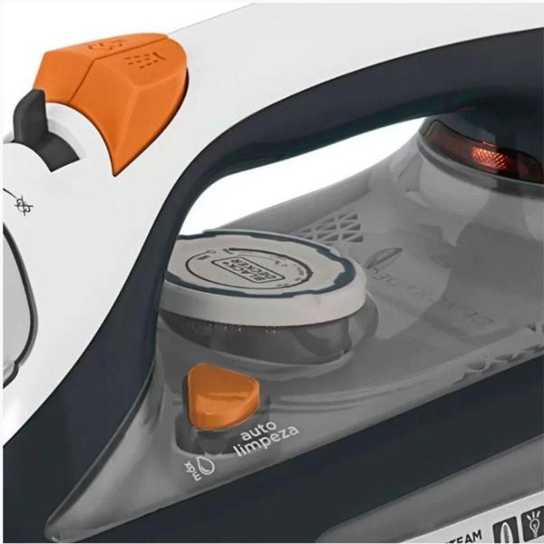 Imagem de Ferro Passar A Vapor Black Decker Fx3100 - Preto/Branco 220V