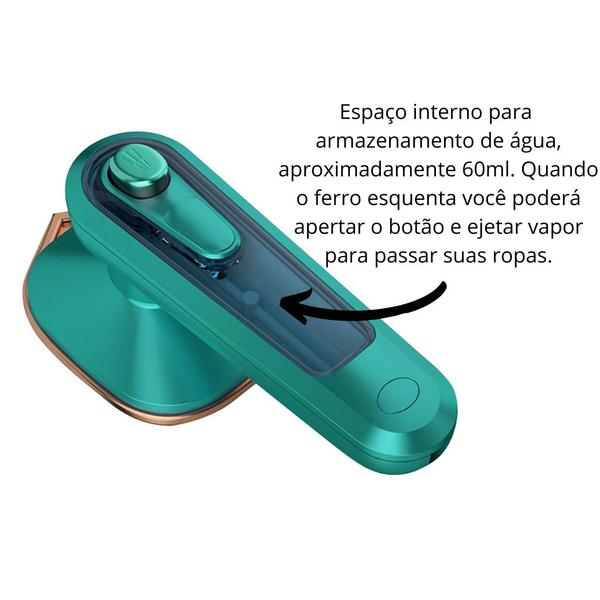 Imagem de Ferro Roupas Para Viagem A Vapor  Casinha Eletrica Pequena/Portátil Mini