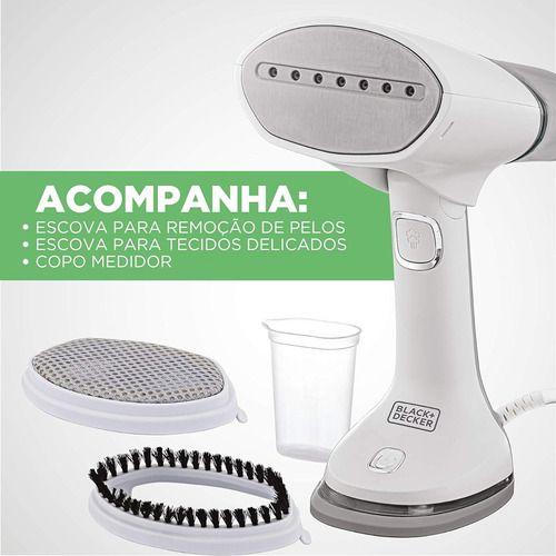 Imagem de Ferro Vaporizador Dobrável Portatil  3 Em 1 Steam&ampflip Bdv3000-br Branco 110v/220v - 