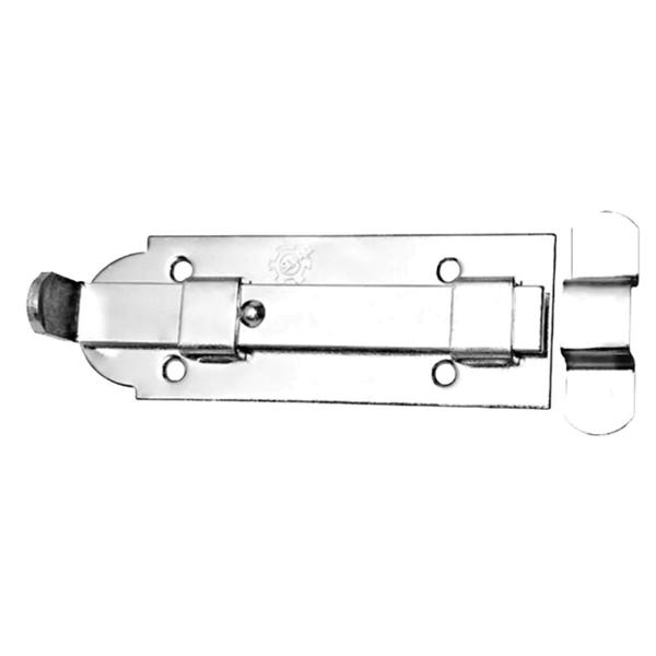 Ferrolho Trinco 460, 4" Aço Inox Zincado - 91344 - SILVANA Imagem de Ferrolho Trinco 460, 4" Aço Inox Zincado - 91344 - SILVANA