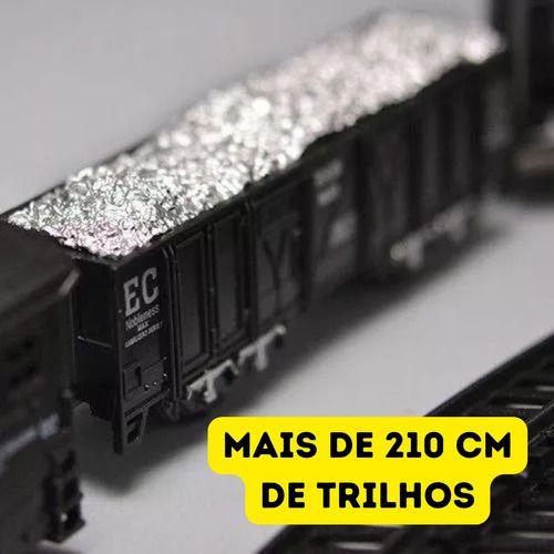 Imagem de Ferrorama Trem Eletrico Luz E Som Peças Trenzinho Vagões