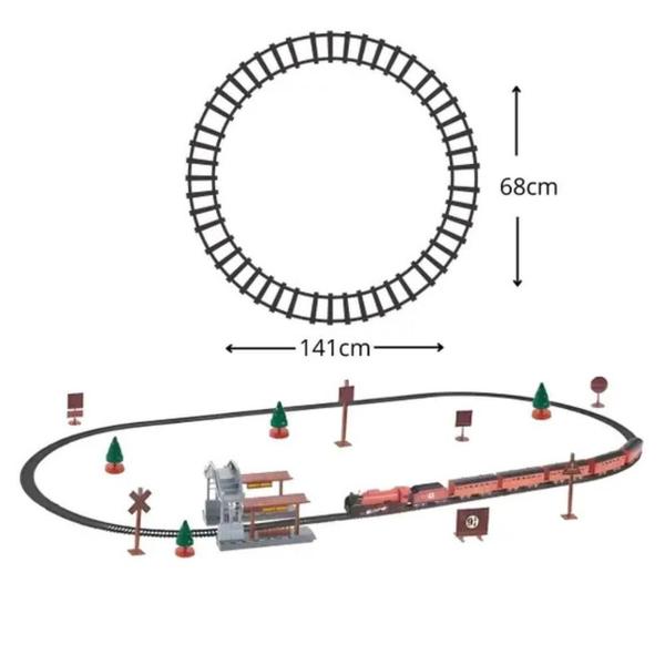 Imagem de Ferrovia Mágica Harry Potter Expresso Hogwarts c 37 Peças