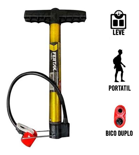 Imagem de Fertak Bomba De Ar Encher Pneu Bicicleta/moto/carro 30cm