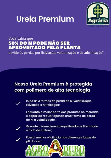 Imagem de Fertilizante 15Kg Ureia Protegida Premium 46%N Sem Perdas