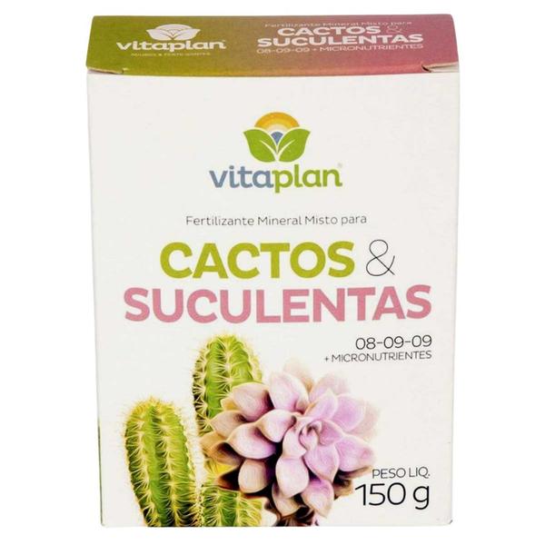 Imagem de Fertilizante Adubo Cactos & Suculentas Vitaplan - 150G