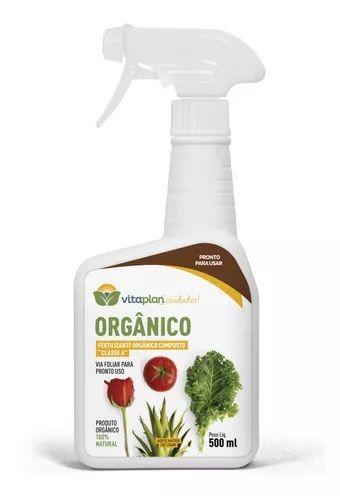 Imagem de Fertilizante Adubo Foliar Orgânico Vitaplan Nutriplan - Pronto Uso 500 Ml